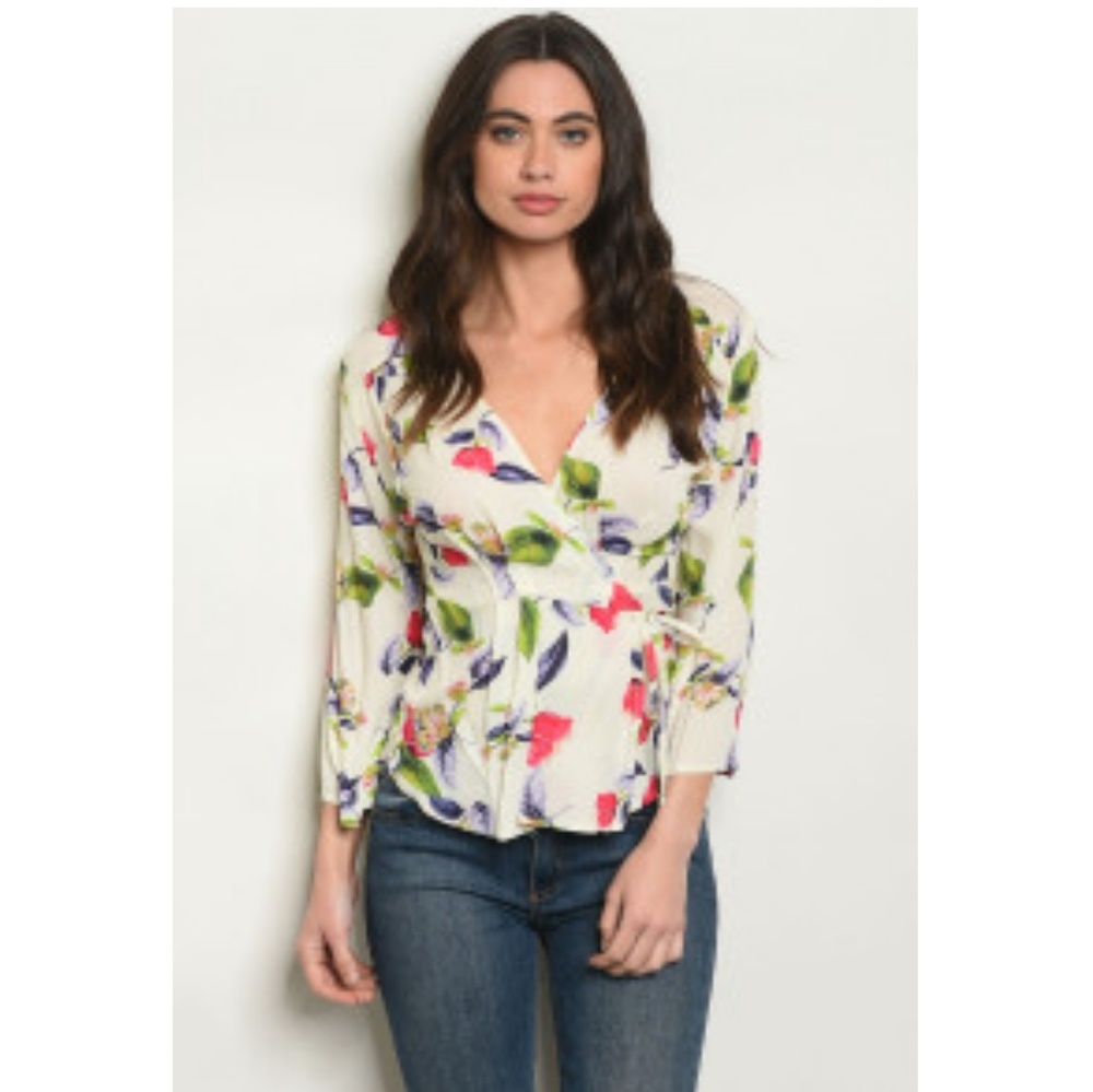 Spring Time Floral Blouse - Picture 8 of 8